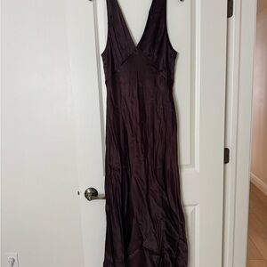 bec + bridge dark chocolate moon dance dress